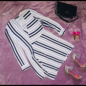 Beautiful striped dress from Zara. Only worn once